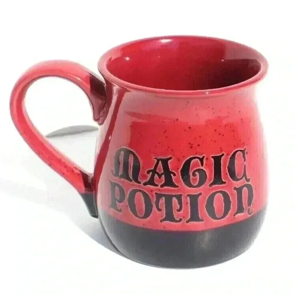 NEW Large Red Magic Potion Coffee Mug Logo Halloween Theme Funny Cup 22oz